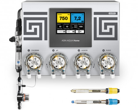 Úprava vody v bazéne s automatickým dávkovačom Aseko Asin Aqua HOME Redox vs