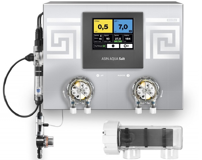 Úprava vody v bazéne so solinátorom Aseko Asin Aqua SALT Redox vs