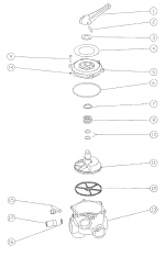 x Rotor + tesnenie ventulu 1,5´´ - P141924