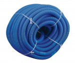 Schwimmender Spiralschlauch mit Endstück, 50m / Packung 38 mm Durchmesser, blaue Farbe